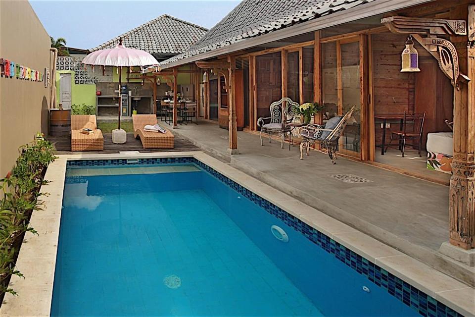 Villa Joglo Batu Belig Canggu Exterior foto