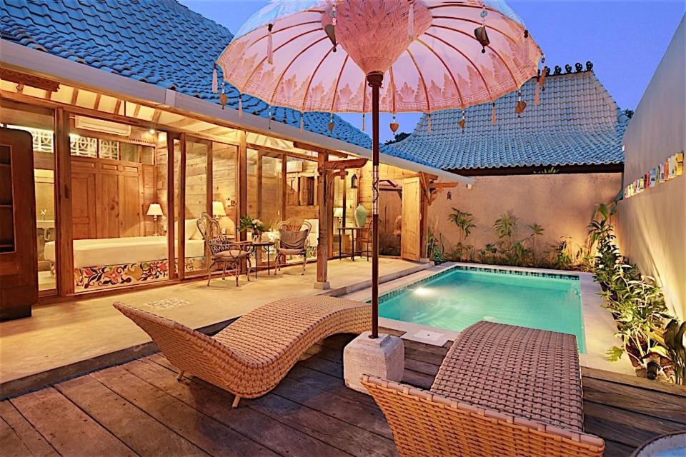 Villa Joglo Batu Belig Canggu Exterior foto